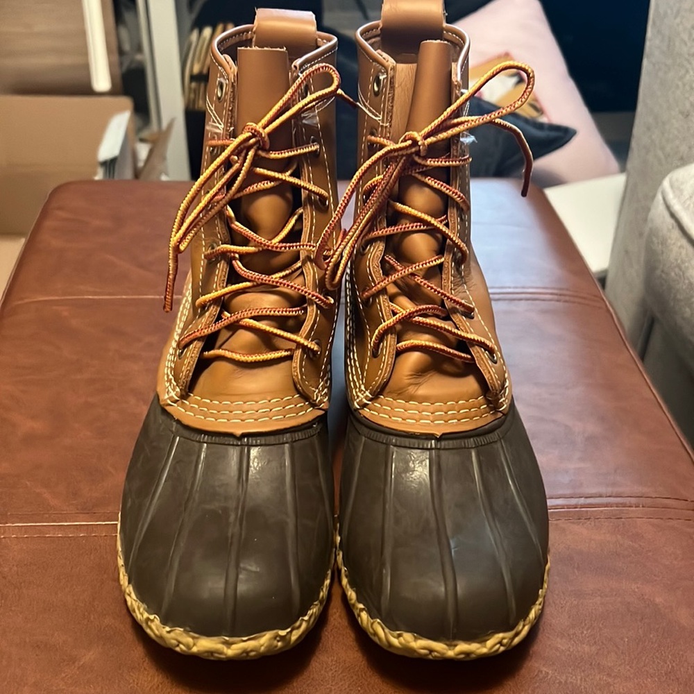 LLBean 8” BEAN BOOTS. Women’s size 8.